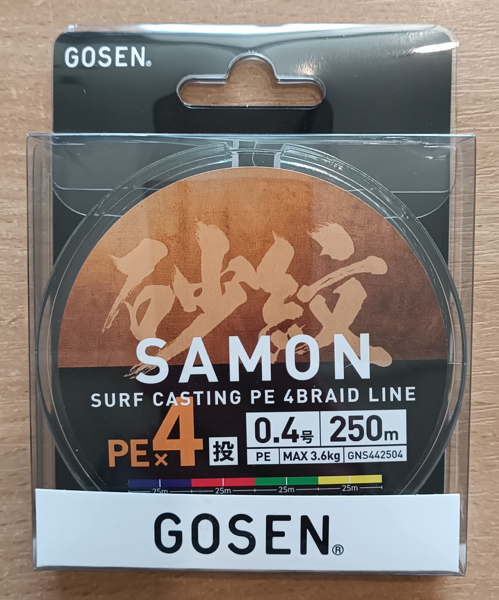 Плетеный шнур GOSEN SAMON PE X4 купить по цене производителя