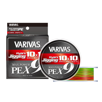 Плетеный шнур VARIVAS AVANI JIGGING 10X10 MAX POWER PE X9 200M японское качество от производителя VARIVAS