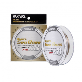 Плетеный шнур VARIVAS AVANI SEABASS SUPER SMOOTH MAX POWER PE X8 (GOLD) 150M японское качество от производителя VARIVAS