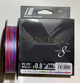 Плетеный шнур MAJOR CRAFT DANGAN BRAID X8 300М NEW японское качество от производителя MAJOR CRAFT