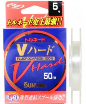 Флюрокарбоновая леска SUNLINE FC TORNADO V HARD HG японское качество от производителя SUNLINE