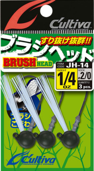 Джиг-головка OWNER CULTIVA BRUSH HEAD JH-14 японское качество от производителя OWNER