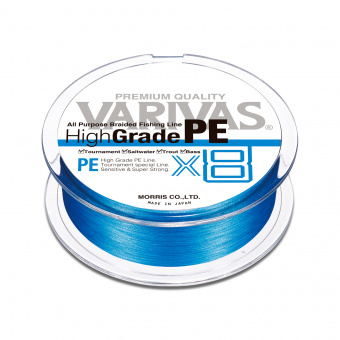 Плетеный шнур VARIVAS HIGH GRADE PE X8 японское качество от производителя VARIVAS