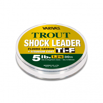 VARIVAS TROUT SHOCK LEADER TI-FLUOROCARBON 30M японское качество от производителя VARIVAS