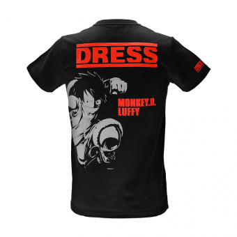 Футболка DRESS ONE PIECE COLLABORATION T-SHIRT (LUFFY) японское качество от производителя DRESS