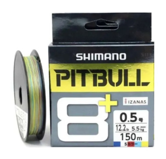 Плетеный шнур SHIMANO PITBULL 8+ LD-M51T 150M японское качество от производителя SHIMANO