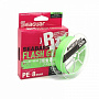 Плетеный шнур SEAGUAR R18 SEABASS FLASH GREEN PE X8 японское качество от производителя SEAGUAR