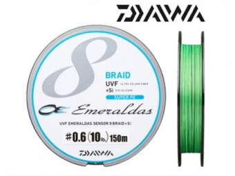 Плетеный шнур DAIWA UVF EMERALDAS X8 японское качество от производителя DAIWA