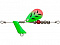 D-3 CUSTOM LURES FORWARD SPINNER 3.8G