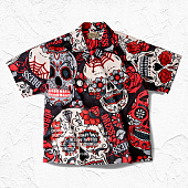 Рубашка DRESS ALOHA SHIRT CALAVERA японское качество от производителя DRESS
