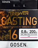 Плетеный шнур GOSEN ANSWER CASTING PE Х16 200M