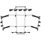 CARMATE ROD HOLDER DUAL 5 IF16