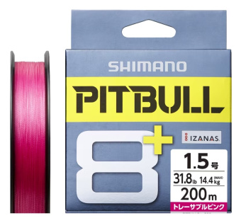 Плетеный шнур SHIMANO PITBULL 8+ LD-M61T 200M японское качество от производителя SHIMANO