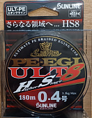 Плетеный шнур SUNLINE PE EGI ULT HS8 180M японское качество от производителя SUNLINE