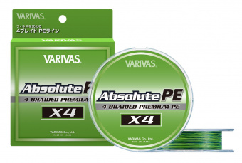 Плетеный шнур VARIVAS ABSOLUTE PE X4 150M японское качество от производителя VARIVAS