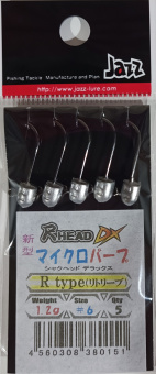 Джиг-головка JAZZ SHAKUHEAD DX MICROBARB R TYPE японское качество от производителя JAZZ