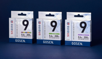 Плетеный шнур GOSEN GUIDUS PEX9 300M MULTICOLOR японское качество от производителя GOSEN